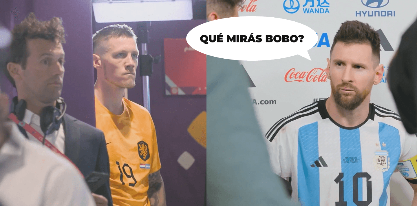Que miras bobo? The Messi phrase and Its meaning in english