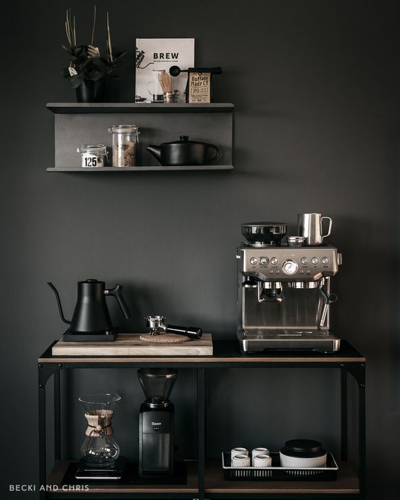 Entdecken Sie, wie Sie zu Hause Ihre eigene Kaffeeecke einrichten: Die perfekte Kaffeeecke für Kaffeeliebhaber!