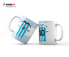 Argentina Messi coffee mug - Three stars