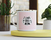 I love you mom - Enamel Photo mug personalised online