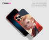 Blond Woman. Hyperreal anime painting. Phone case