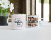 Happy mothers day - Enamel Photo mug personalised online - White 12oz