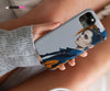 Hyperreal anime painting. Anime girl art. Slim case. Iphone- Samsung