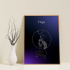 Virgo Zodiac póster