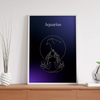 Aquarius Zodiac póster
