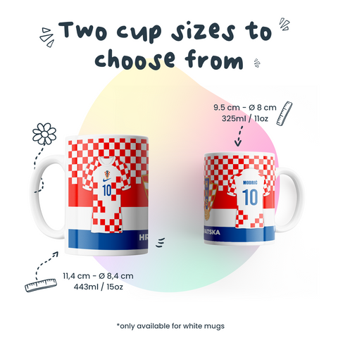 Modric Croatia mug - Hrvatska šalica