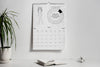 Zodiac Girls Black and White minimalist - 2024 Wall calendar