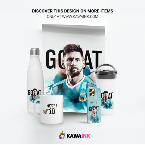 Lionel Messi 10 -  Mug Goat - Kawaink
