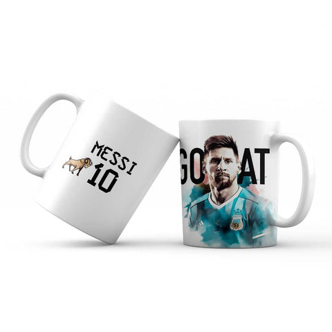 Lionel Messi 10 -  Mug Goat - Kawaink