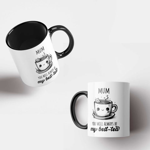 Mum, you will always by my best-tea!! Mother's day mug 2023 - Kawaink