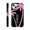 Lionel Messi 10, Palm trees, Miami, Case - Tough case. Iphone- Samsung