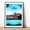 Stockholm day city poster
