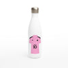 Messi 10 T-shirt pink, Water bottle