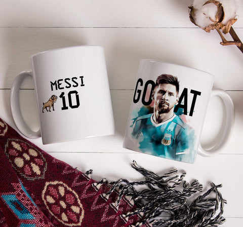 Lionel Messi 10 -  Mug Goat - Kawaink