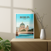 Berlin Cathedral day city poster