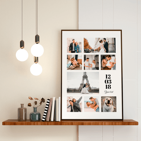 Anniversary Photo poster - Personalise it online fast and easy - Kawaink