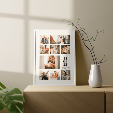 Anniversary Photo poster - Personalise it online fast and easy - Kawaink