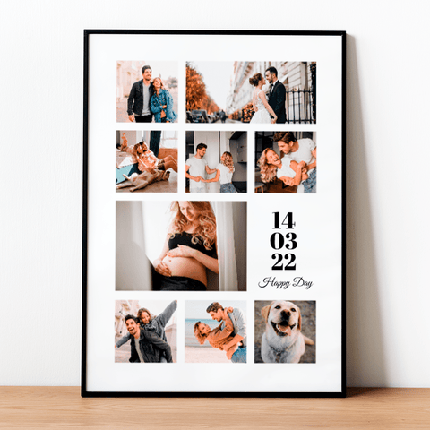 Anniversary Photo poster - Personalise it online fast and easy - Kawaink