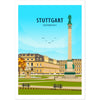 Stuttgart day city poster