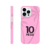 Messi 10 Pink Case, Miami - Slim case. Iphone- Samsung