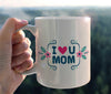 I ❤️ u mom - Photo mug personalised online - Kawaink