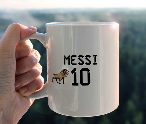 Lionel Messi 10 -  Mug Goat - Kawaink