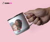 I ❤️ u mom - Photo mug personalised online - White 12oz Enamel Mug