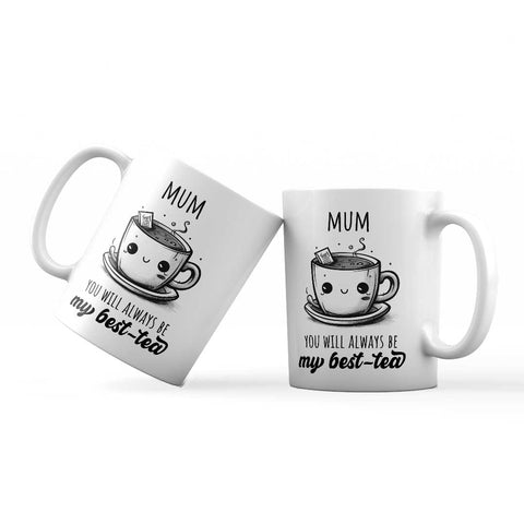 Mum, you will always by my best-tea!! Mother's day mug 2023 - Kawaink
