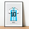 Messi 10, Argentina national team t-shirt, champion
