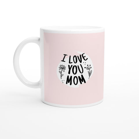 I love you mom - Photo mug personalised online - Kawaink
