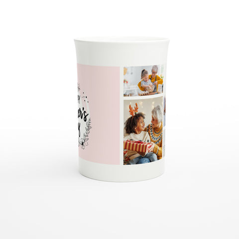 Bonne fête des mères - Mug photo personnalisé en ligne - Mug Slim en Porcelaine Blanche 10oz