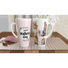 Feliz dia de las madres - Taza con foto personalizada online - Taza Cerámica White Latte 17oz