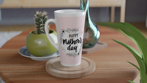 Happy Mothers Day - Fototasse online personalisiert - White Latte 17oz Ceramic Mug