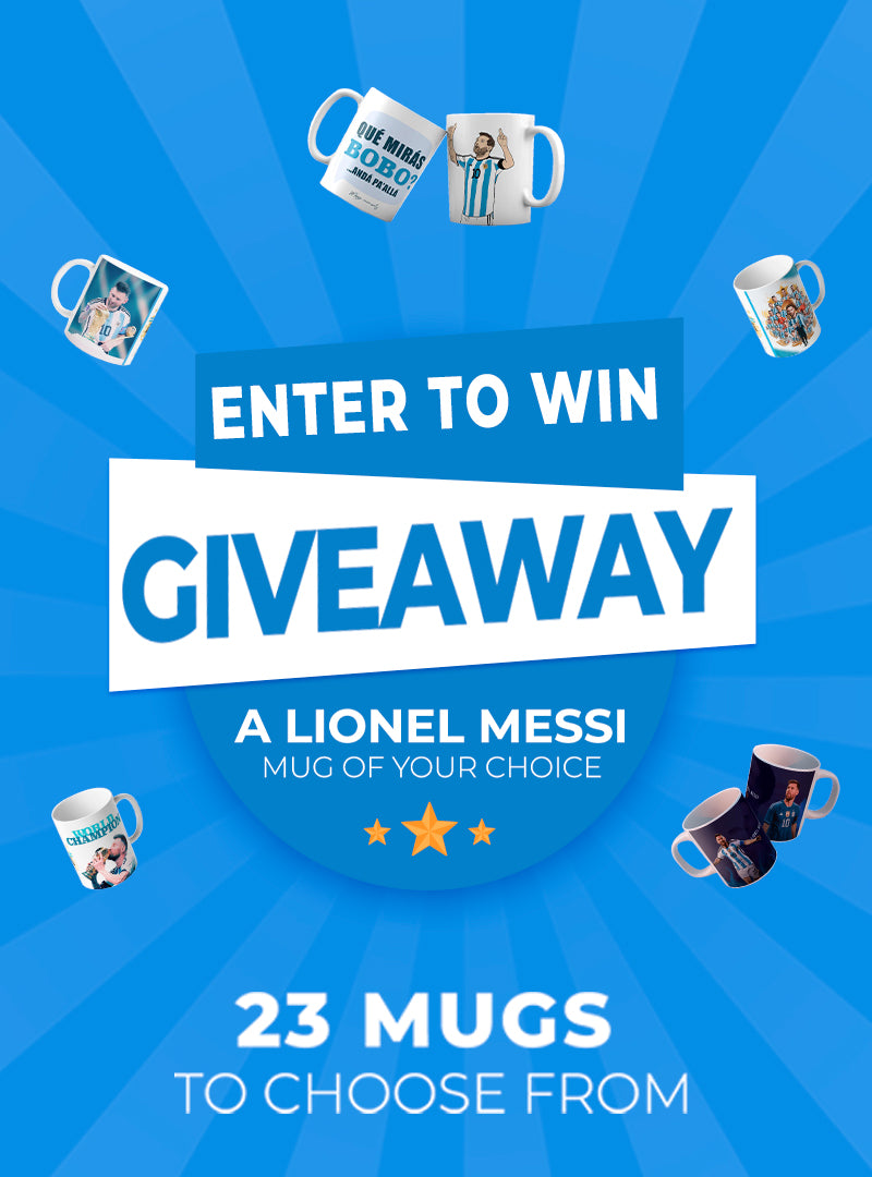 Win a free Messi mug!