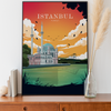 Istanbul sunset poster