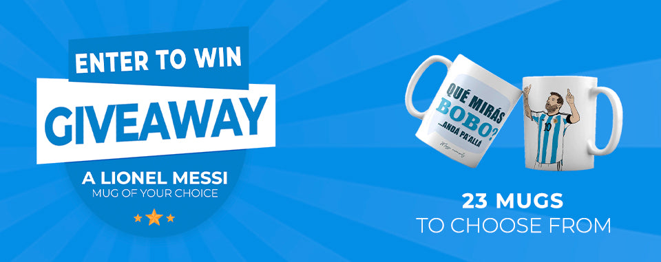 Win a free Messi mug!
