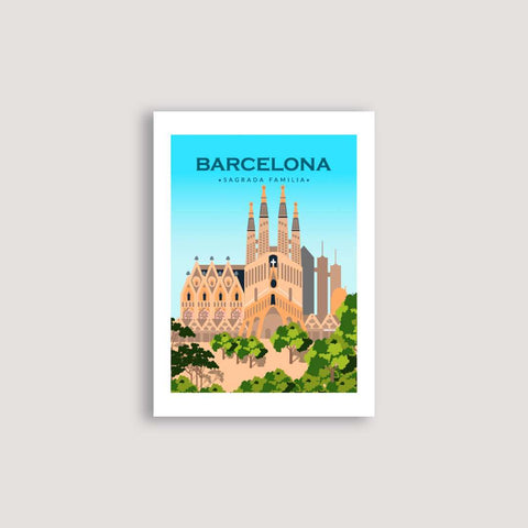 Barcelona illustration