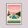 Darmstadt-Plakat rosa