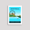 Montreal day city poster