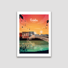Dublin sunset poster