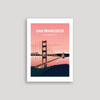 San Francisco pink poster