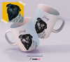 Custom Pet Mug Using Pet Photo. Digital illustration