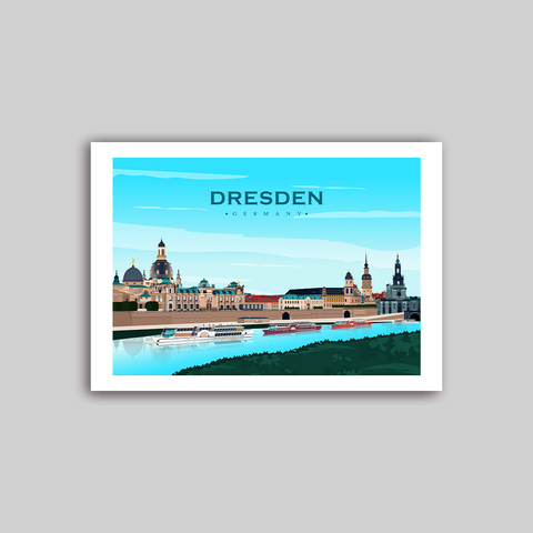 Affiche de la journée de Dresde horizontale