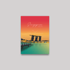 Singapure sunset poster