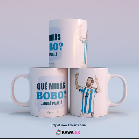 Das sieht albern aus - Messi Kaffeebecher - WM 2022