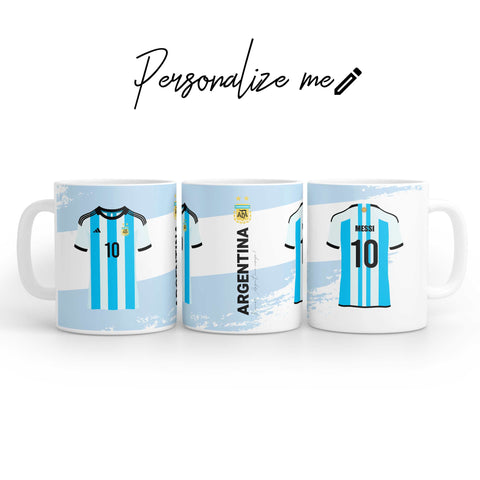 Argentina Coffee Mug - Personalize it with your favourite player