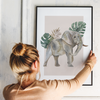 Elephant minimalist poster