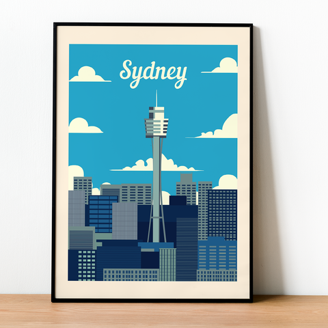 Affiche rétro Sydney