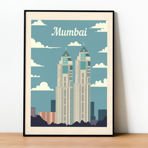 Mumbai-Retro-Plakat