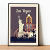 Las Vegas-Retro-Plakat